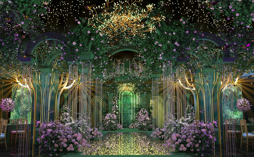 吉木乃奇妙森林婚礼堂效果展示